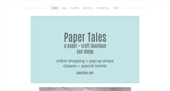 Desktop Screenshot of papertales.com